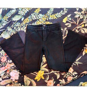 Paige Coated High-waist Split Flare Jean SZ: 33 Tall
